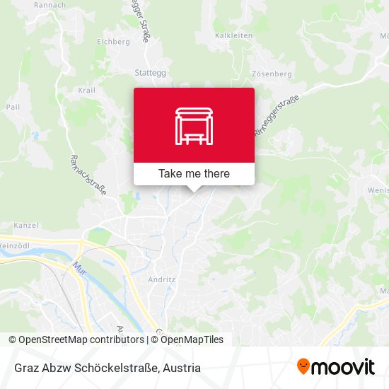 Graz Abzw Schöckelstraße map