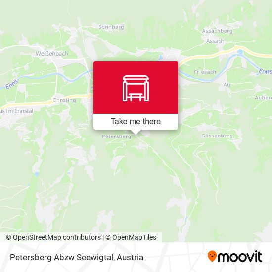 Petersberg Abzw Seewigtal map