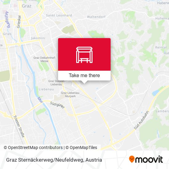 Graz Sternäckerweg/Neufeldweg map