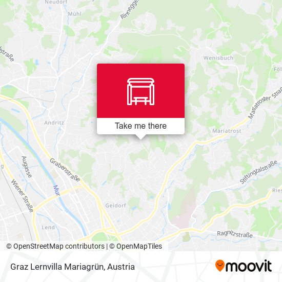 Graz Lernvilla Mariagrün map