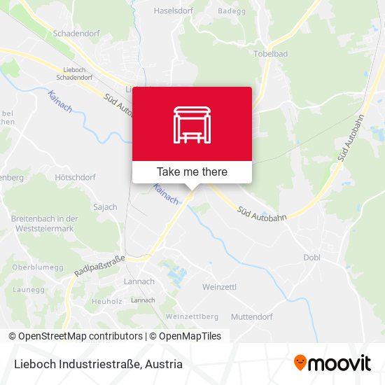Lieboch Industriestraße map