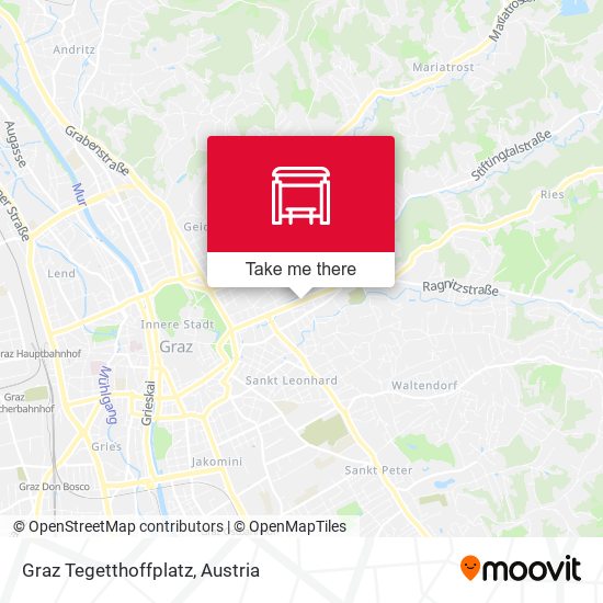 Graz Tegetthoffplatz map