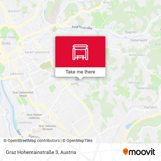 Graz Hohenrainstraße 3 map