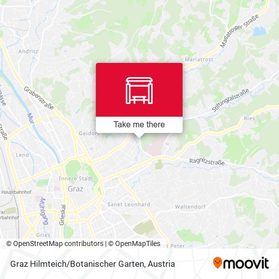 Graz Hilmteich / Botanischer Garten map