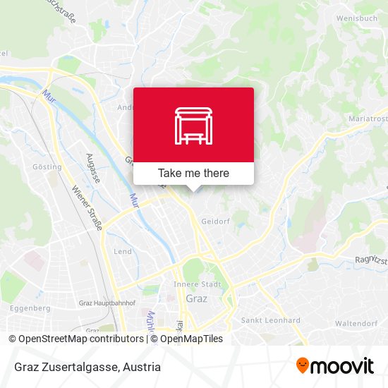 Graz Zusertalgasse map