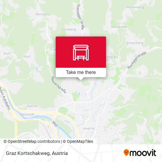 Graz Kortschakweg map