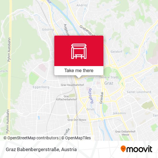 Graz Babenbergerstraße map
