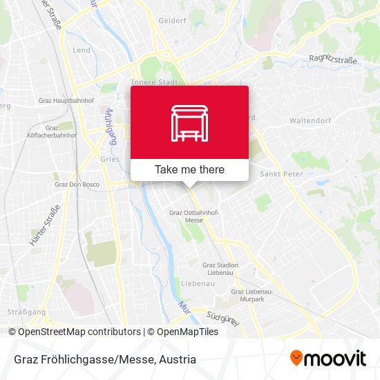 Graz Fröhlichgasse/Messe map
