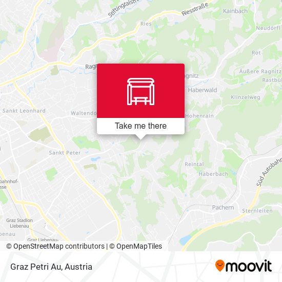 Graz Petri Au map