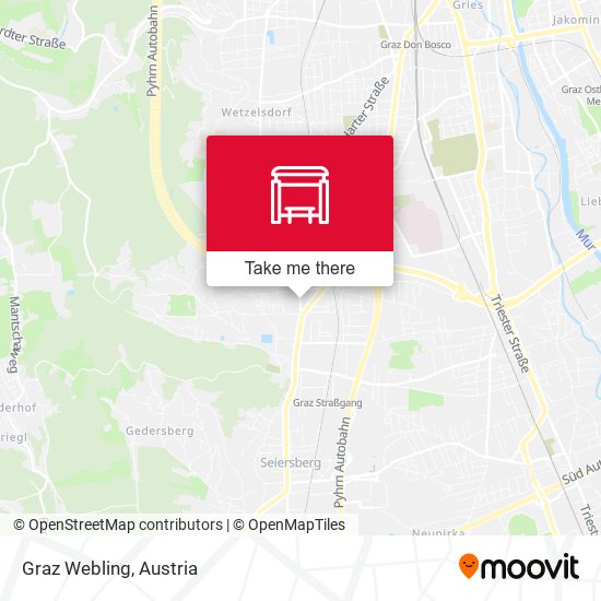 Graz Webling map