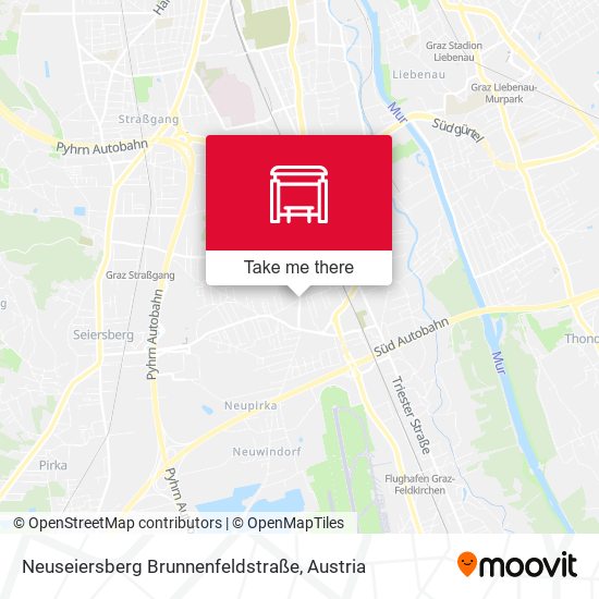Neuseiersberg Brunnenfeldstraße map