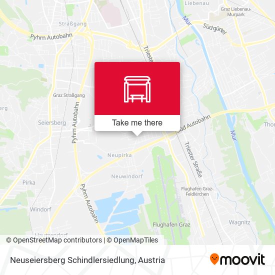 Neuseiersberg Schindlersiedlung map