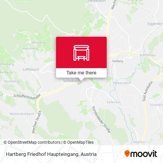 Hartberg Friedhof Haupteingang map
