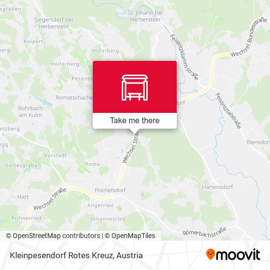 Kleinpesendorf Rotes Kreuz map