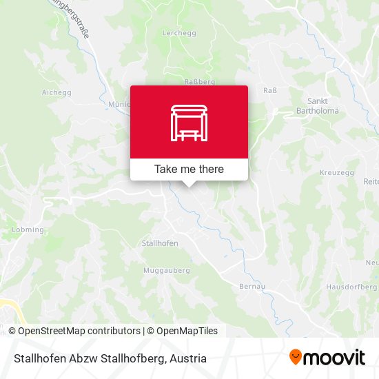 Stallhofen Abzw Stallhofberg map