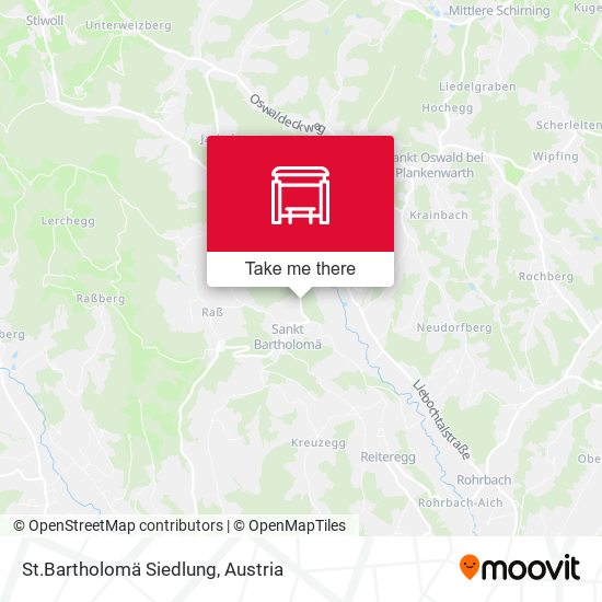 St.Bartholomä Siedlung map