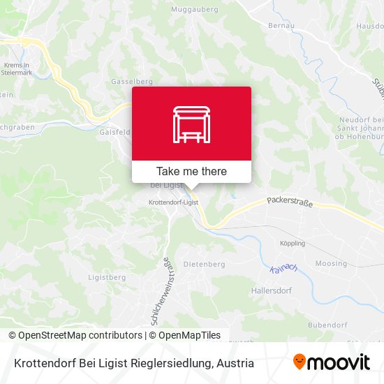 Krottendorf Bei Ligist Rieglersiedlung map