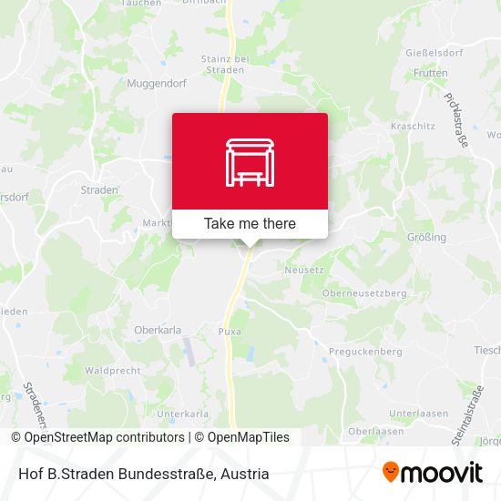 Hof B.Straden Bundesstraße map