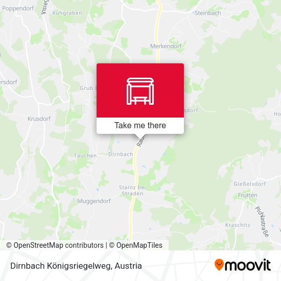 Dirnbach Königsriegelweg map