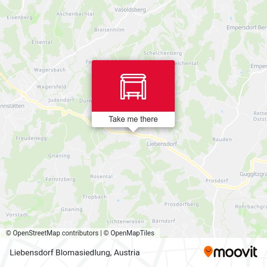 Liebensdorf Blomasiedlung map