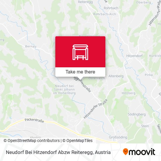 Neudorf Bei Hitzendorf Abzw Reiteregg map