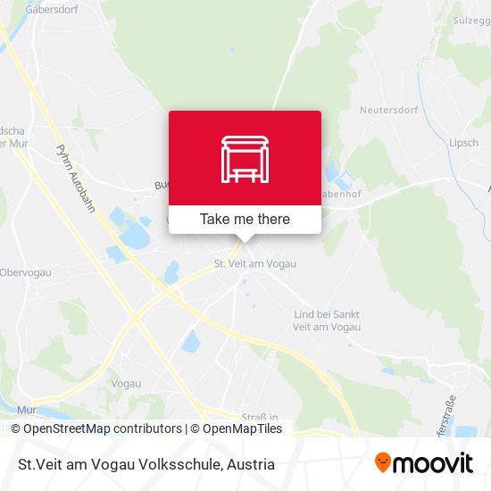 St.Veit am Vogau Volksschule map