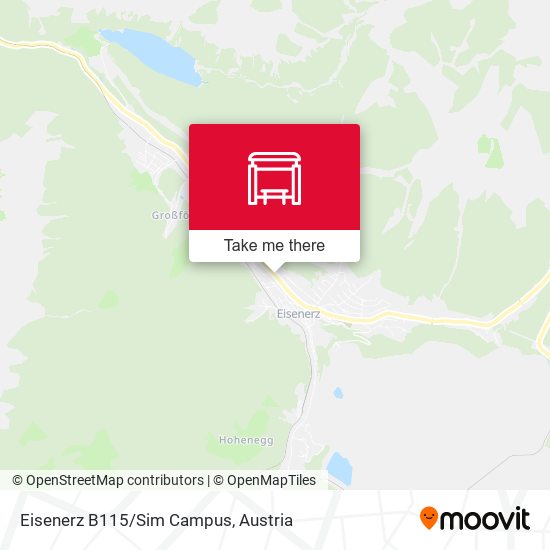 Eisenerz B115/Sim Campus map