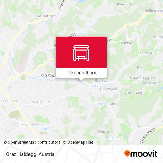 Graz Haidegg map