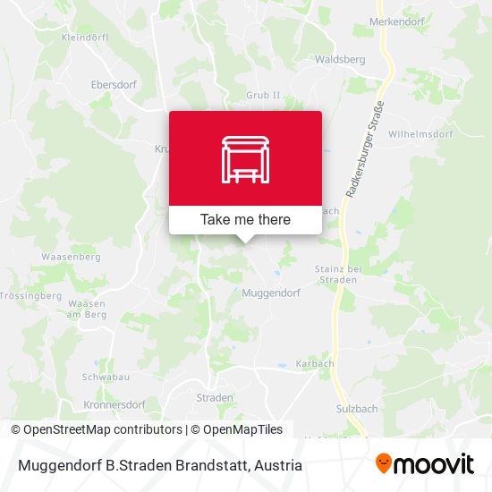 Muggendorf B.Straden Brandstatt map