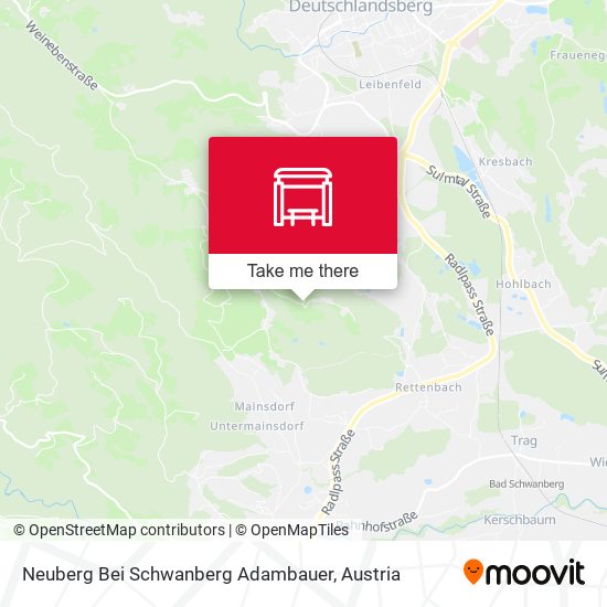 Neuberg Bei Schwanberg Adambauer map