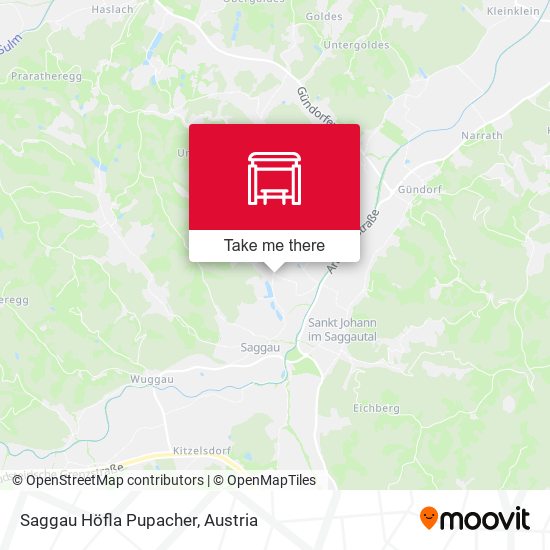 Saggau Höfla Pupacher map