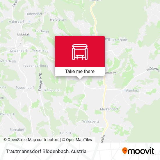 Trautmannsdorf Blödenbach map