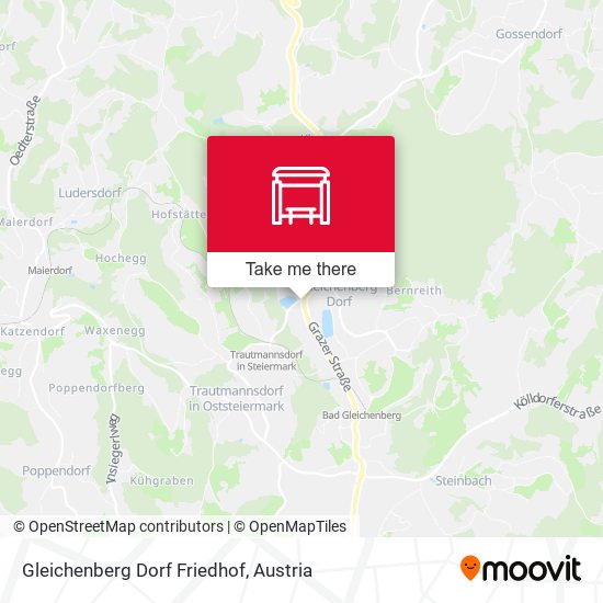 Gleichenberg Dorf Friedhof map