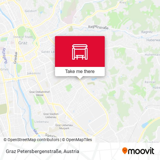 Graz Petersbergenstraße map