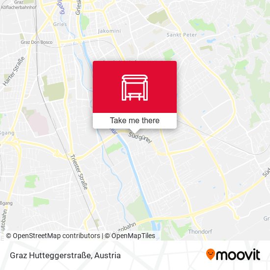 Graz Hutteggerstraße map