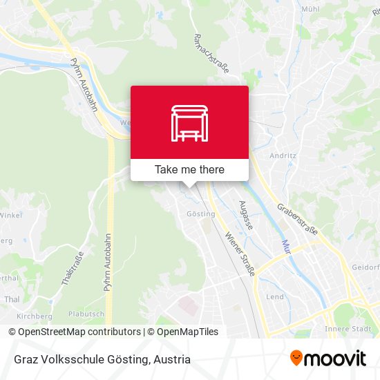 Graz Volksschule Gösting map