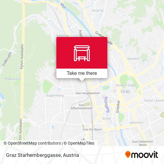 Graz Starhemberggasse map