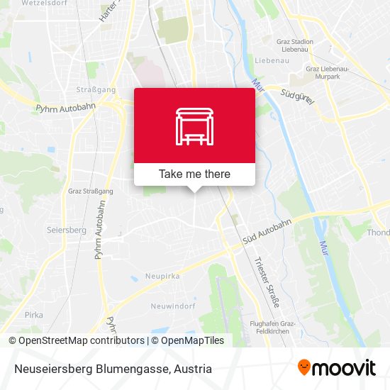 Neuseiersberg Blumengasse map