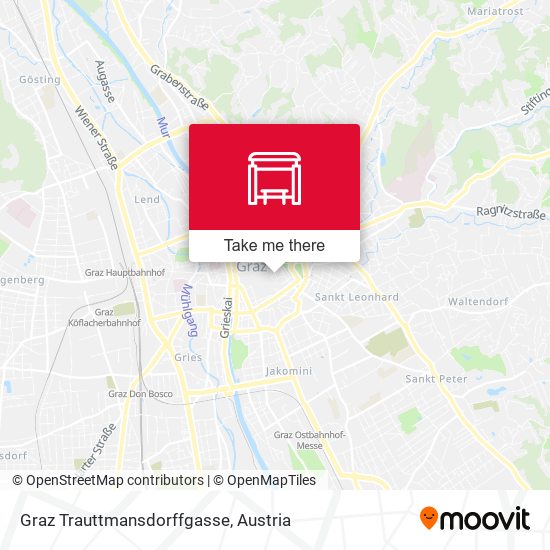 Graz Trauttmansdorffgasse map