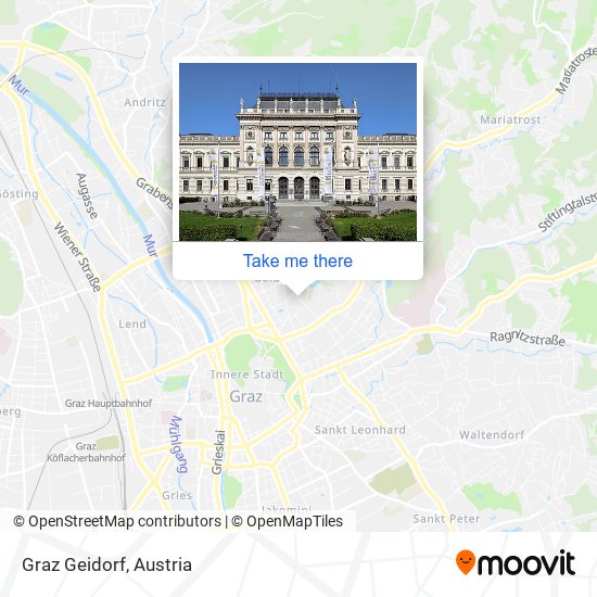 Graz Geidorf map