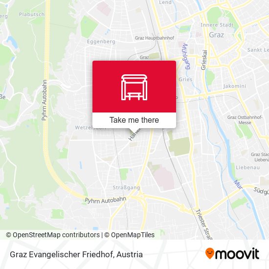 Graz Evangelischer Friedhof map
