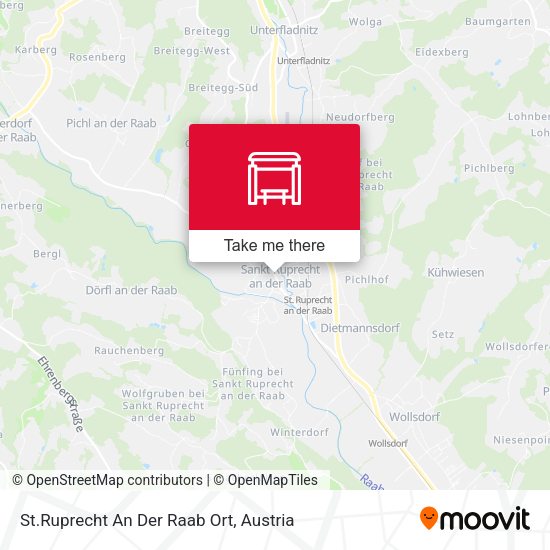 St.Ruprecht An Der Raab Ort map