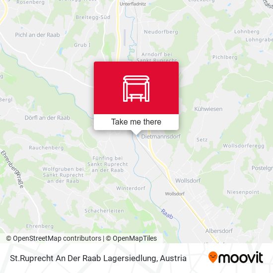 St.Ruprecht An Der Raab Lagersiedlung map