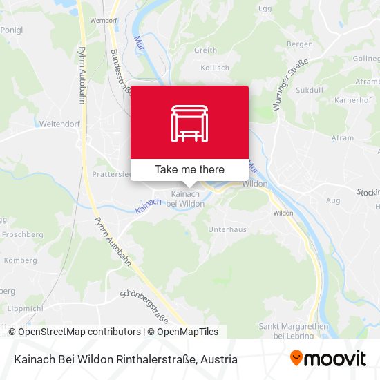 Kainach Bei Wildon Rinthalerstraße map