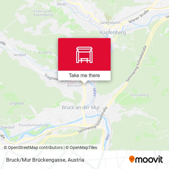 Bruck/Mur Brückengasse map