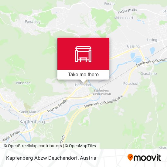 Kapfenberg Abzw Deuchendorf map