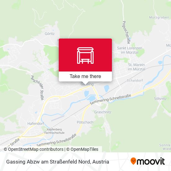 Gassing Abzw am Straßenfeld Nord map