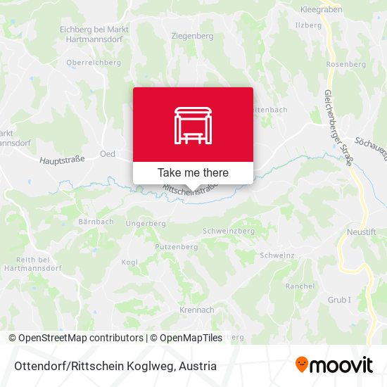 Ottendorf/Rittschein Koglweg map