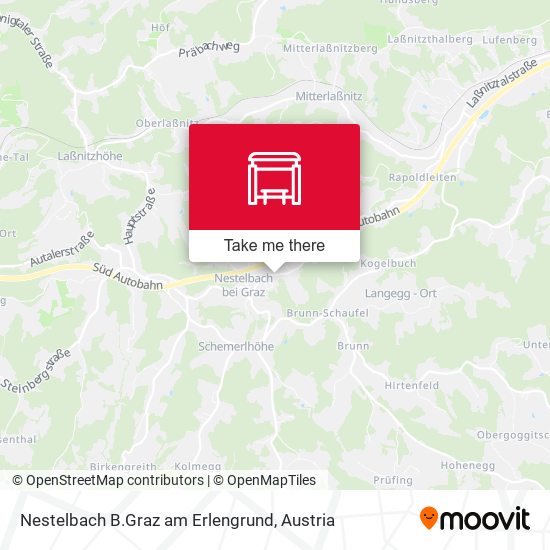 Nestelbach B.Graz am Erlengrund map