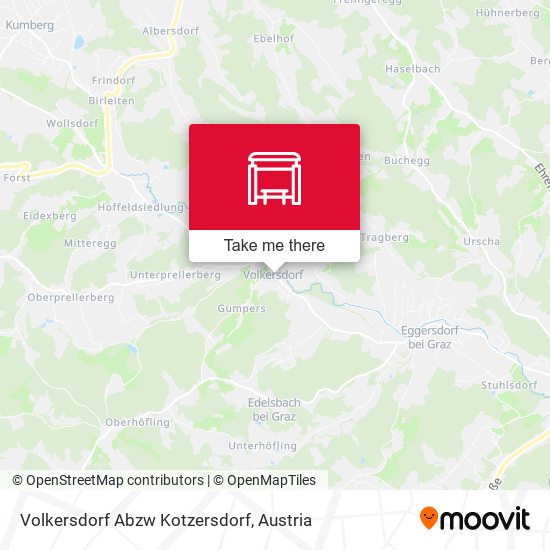 Volkersdorf Abzw Kotzersdorf map